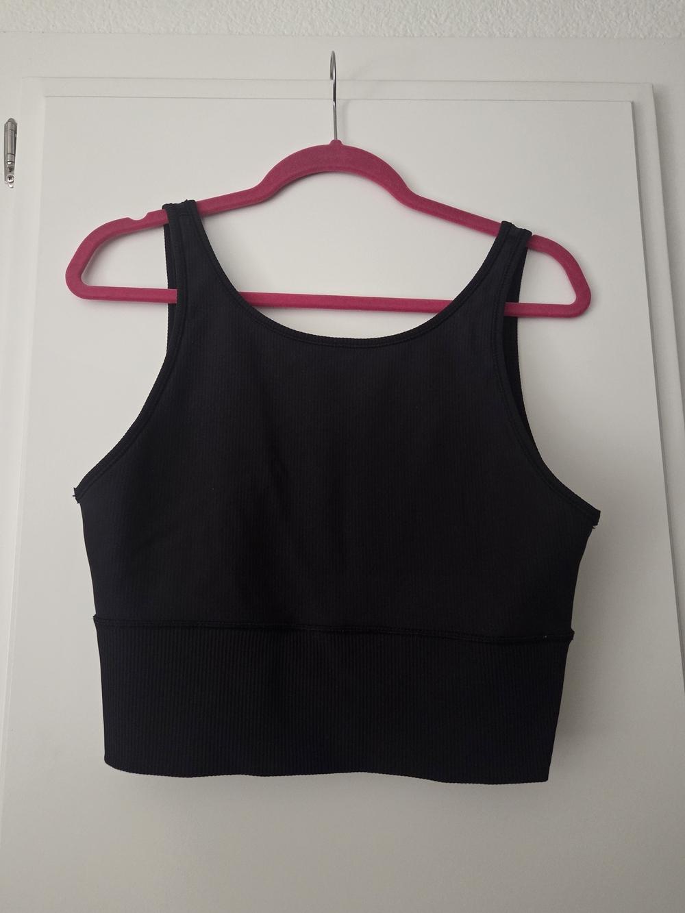 lululemon athletica Black Ribbed Workout Tank